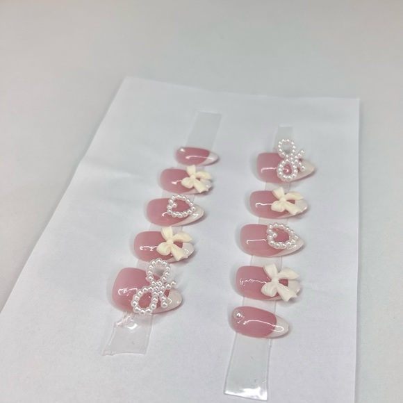 Luxury Handmade Coquette Nails - Picture 4 of 5